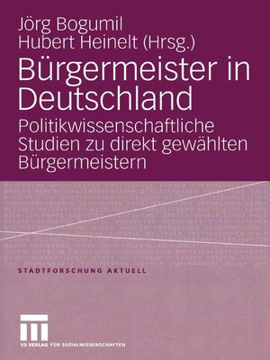 cover image of Bürgermeister in Deutschland